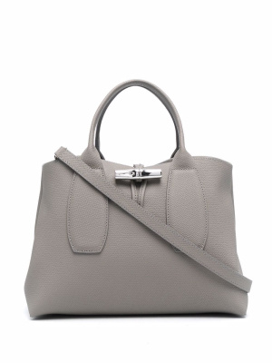 

Roseau leather tote bag, Longchamp Roseau leather tote bag
