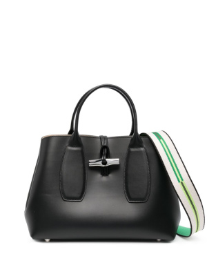 

Medium Roseau leather tote bag, Longchamp Medium Roseau leather tote bag