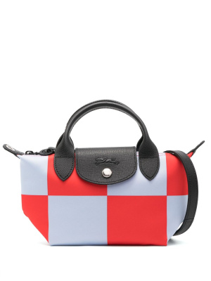 

Le Pliage checkerboard-print mini bag, Longchamp Le Pliage checkerboard-print mini bag