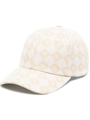 

Diamond check logo baseball cap, Nanushka Diamond check logo baseball cap