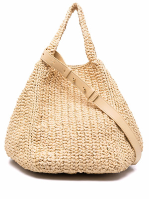 

Woven-design shoulder bag, Nanushka Woven-design shoulder bag
