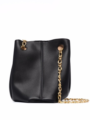 

Vegan-leather chain-strap tote bag, Nanushka Vegan-leather chain-strap tote bag