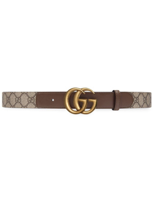 

Double G buckle GG belt, Gucci Double G buckle GG belt