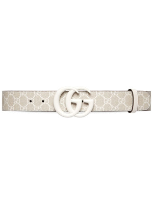 

Monogram-pattern leather belt, Gucci Monogram-pattern leather belt
