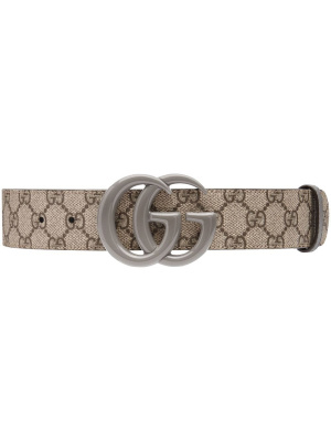 

Logo-plaque leather belt, Gucci Logo-plaque leather belt
