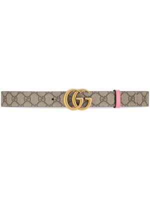 

GG Marmont reversible leather belt, Gucci GG Marmont reversible leather belt