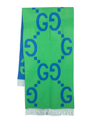 

Double GG-print scarf, Gucci Double GG-print scarf