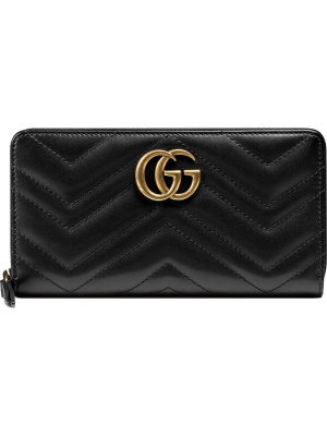 

Marmont quilted leather wallet, Gucci Marmont quilted leather wallet