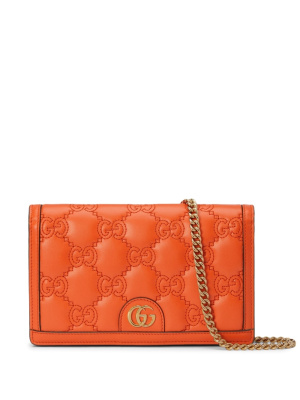 

GG logo-embossed chain wallet, Gucci GG logo-embossed chain wallet