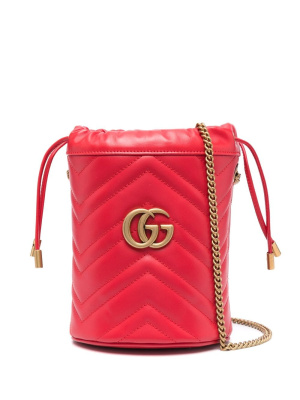 

GG Marmont mini bucket bag, Gucci GG Marmont mini bucket bag