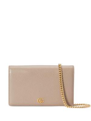 

Mini GG Marmont wallet-on-chain, Gucci Mini GG Marmont wallet-on-chain