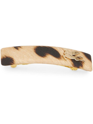 

Leopard-print hair clasp, ETRO Leopard-print hair clasp