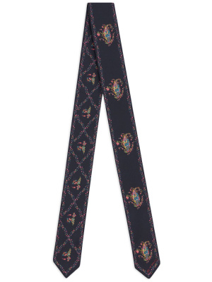 

Floral-print silk scarf, ETRO Floral-print silk scarf