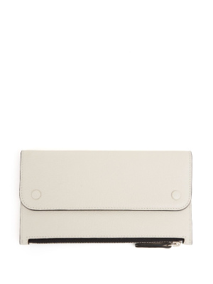 

Press-stud leather wallet, Maison Margiela Press-stud leather wallet