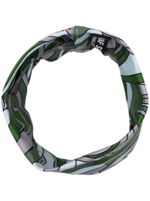 

Printed funnel neck scarf, Raf Simons Printed funnel neck scarf