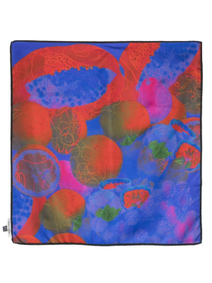 

Dark Tutti Frutti silk scarf, Henrik Vibskov Dark Tutti Frutti silk scarf