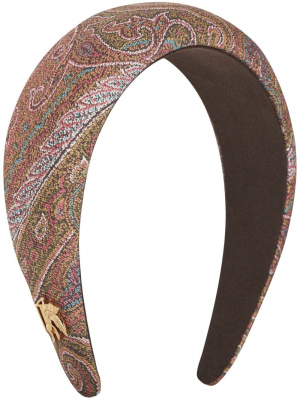 

Paisley-print silk headband, ETRO Paisley-print silk headband