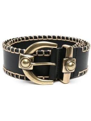 

Whipstitch leather belt, ETRO Whipstitch leather belt