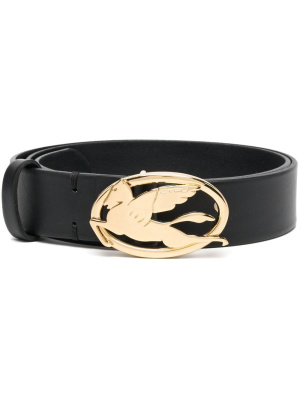 

Logo-plaque leather belt, ETRO Logo-plaque leather belt