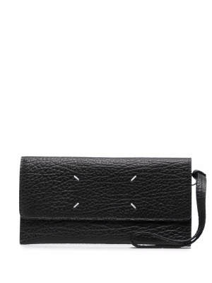 

Grained stitch-detail cardholder, Maison Margiela Grained stitch-detail cardholder
