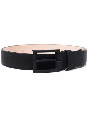

Tonal-buckle leather belt, Maison Margiela Tonal-buckle leather belt