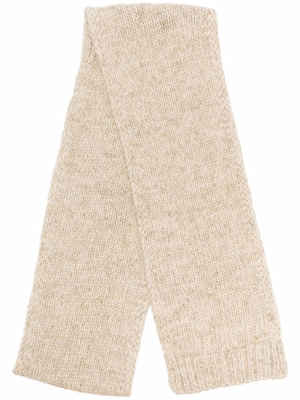 

Knitted alpaca-blend scarf, Maison Margiela Knitted alpaca-blend scarf