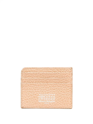 

Logo textured cardholder, Maison Margiela Logo textured cardholder