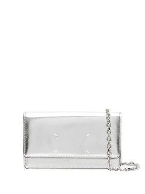 

Metallic-finish clutch bag, Maison Margiela Metallic-finish clutch bag