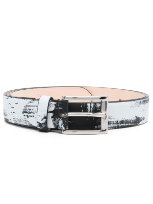 

Brush-stroke leather belt, Maison Margiela Brush-stroke leather belt