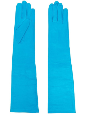 

Full-sleeve leather gloves, Maison Margiela Full-sleeve leather gloves
