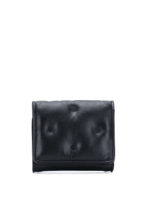 

Quilted logo wallet, Maison Margiela Quilted logo wallet