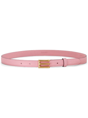 

Logo-buckle leather belt, ETRO Logo-buckle leather belt