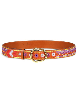 

Adjustable embroidered-design belt, ETRO Adjustable embroidered-design belt