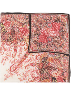 

Paisley-print silk-blend scarf, ETRO Paisley-print silk-blend scarf