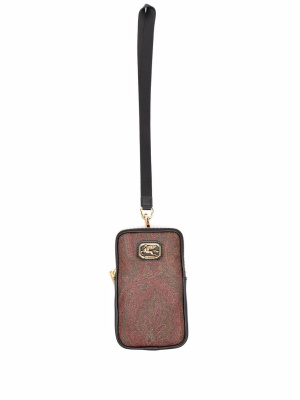 

Logo-plaque wallet, ETRO Logo-plaque wallet