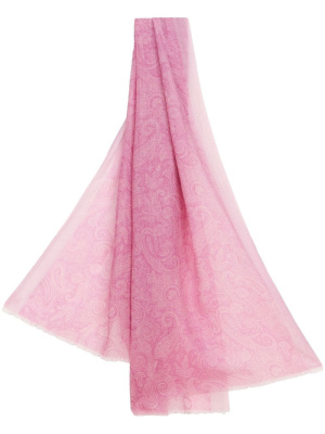 

Paisley-print cashmere scarf, ETRO Paisley-print cashmere scarf
