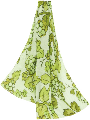 

Pleated grape-print scarf, ETRO Pleated grape-print scarf