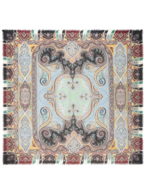 

Paisley-print cashmere shawl, ETRO Paisley-print cashmere shawl