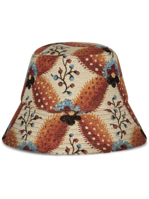 

Floral-embroidery bucket hat, ETRO Floral-embroidery bucket hat