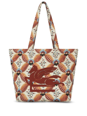 

Medium Floralia-print jacquard tote bag, ETRO Medium Floralia-print jacquard tote bag