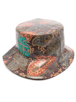 

Paisley-print coated bucket hat, ETRO Paisley-print coated bucket hat