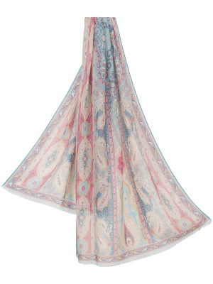 

Cashmere paisley-print scarf, ETRO Cashmere paisley-print scarf