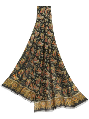 

Bird-print silk scarf, ETRO Bird-print silk scarf
