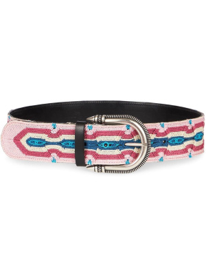 

Adjustable embroidered-design belt, ETRO Adjustable embroidered-design belt