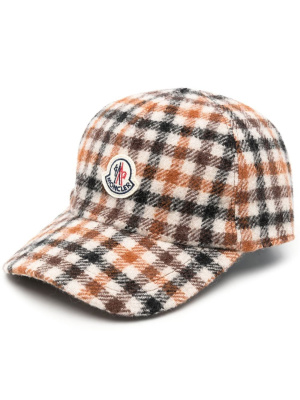 

Checked virgin wool cap, Moncler Checked virgin wool cap