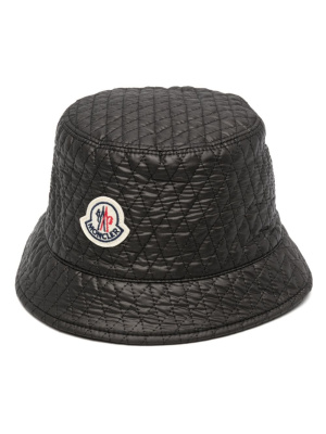 

Logo-patch quilted bucket hat, Moncler Logo-patch quilted bucket hat
