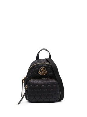 

Quilted logo plaque backpack, Moncler Quilted logo plaque backpack