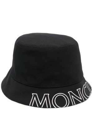 

Logo-print cotton bucket hat, Moncler Logo-print cotton bucket hat
