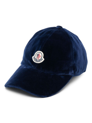 

Logo-appliqué cotton baseball cap, Moncler Logo-appliqué cotton baseball cap