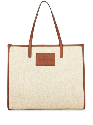 

Woven paisley tote bag, ETRO Woven paisley tote bag